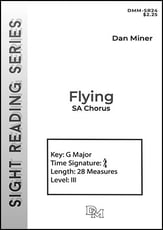 Flying SA choral sheet music cover